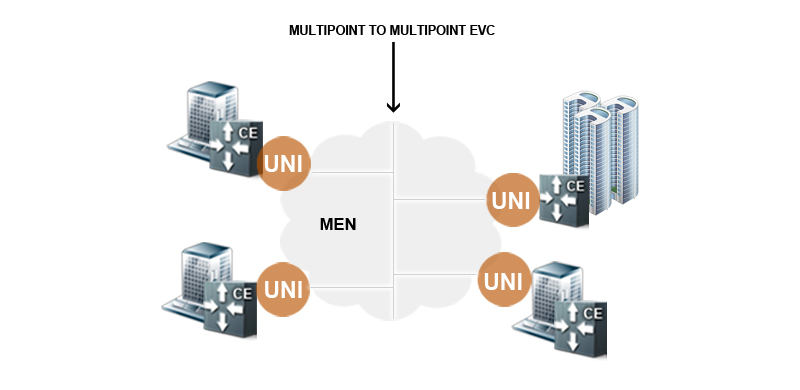 Multipoint to Multipoint EVC